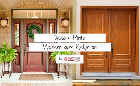 Desain Pintu Modern dan Kekinian
