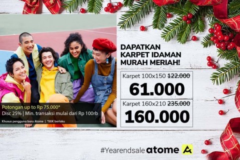 ATOME YEAR END SALE DISC 25%