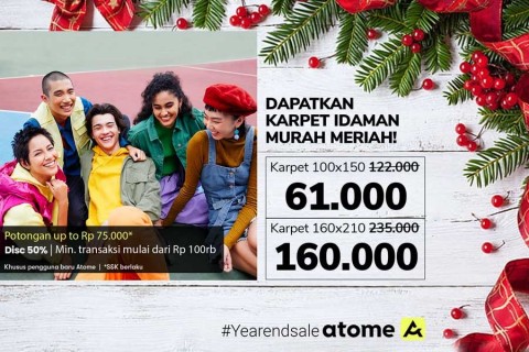 ATOME YEAR END SALE DISC 50%!!
